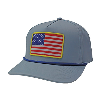 Patriot Patch High Crown Rope Hat