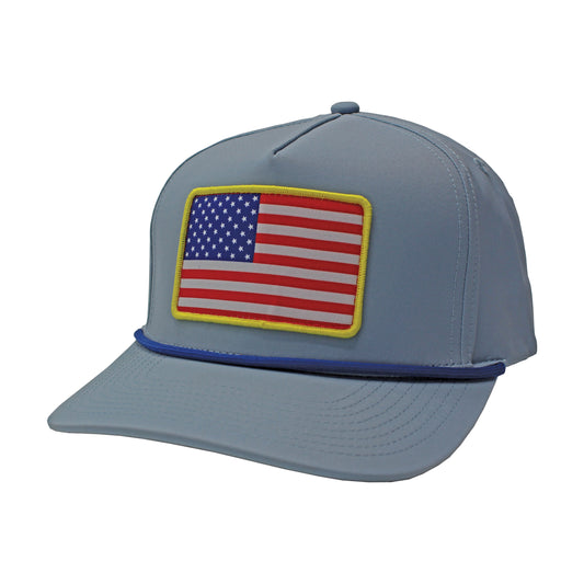 Patriot Patch High Crown Rope Hat