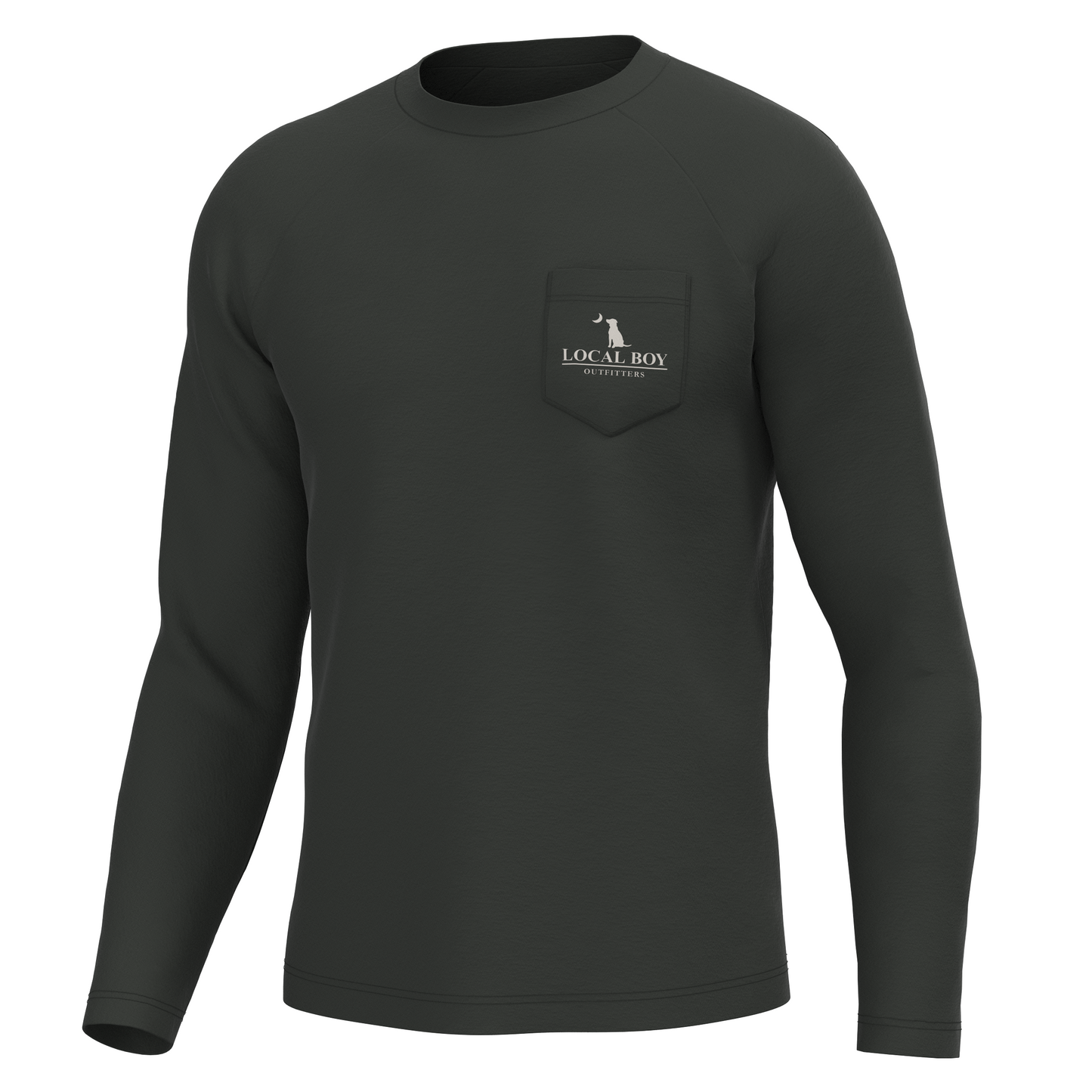 Youth Local Standard Long Sleeve Heather Performance Shirt - Gray