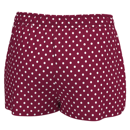Local Girl Boxer Shorts - Berry Polka Dot