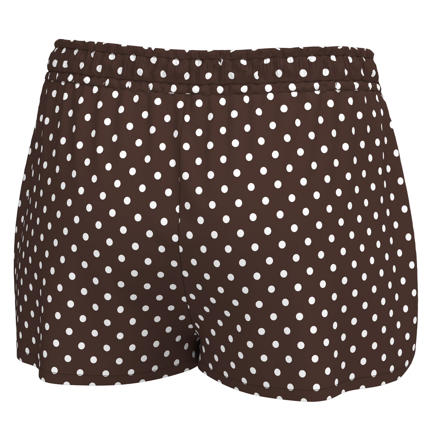 Local Girl Boxer Shorts - Espresso Polka Dot