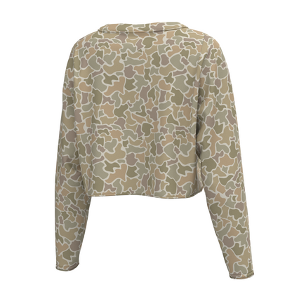 Local Girl Boxy Crop Long Sleeve T-Shirt - FC Desert