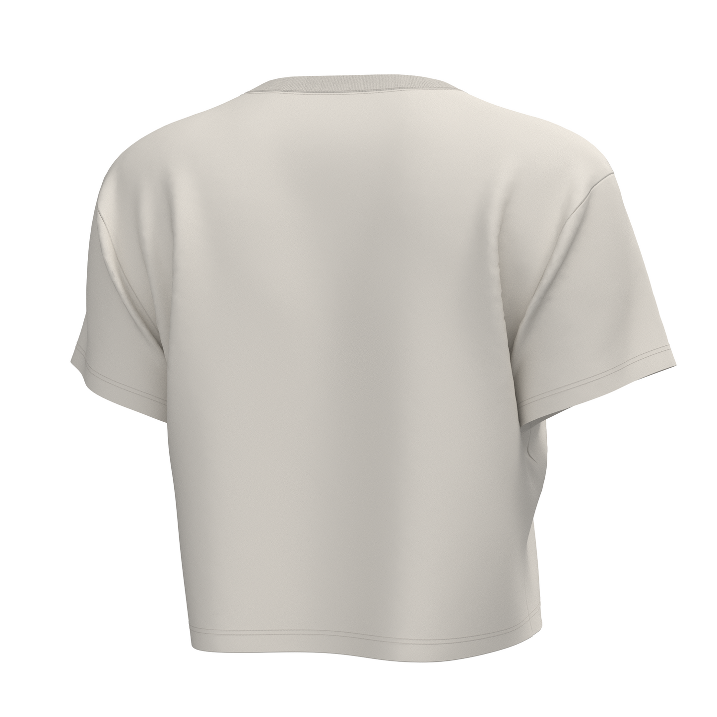 Local Girl In the Wild Graphic Crop T-Shirt - Silver
