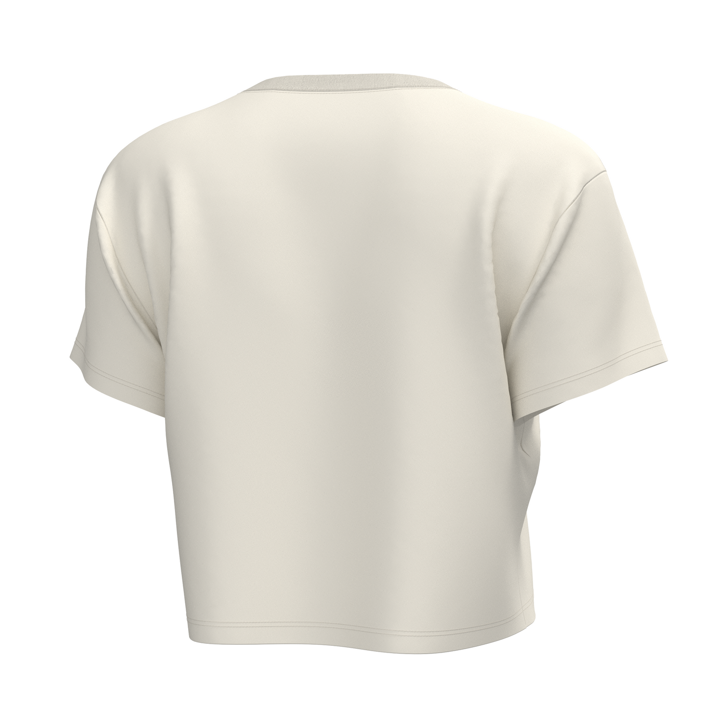 Local Girl Spotter Arch Graphic Crop T-Shirt - Ivory