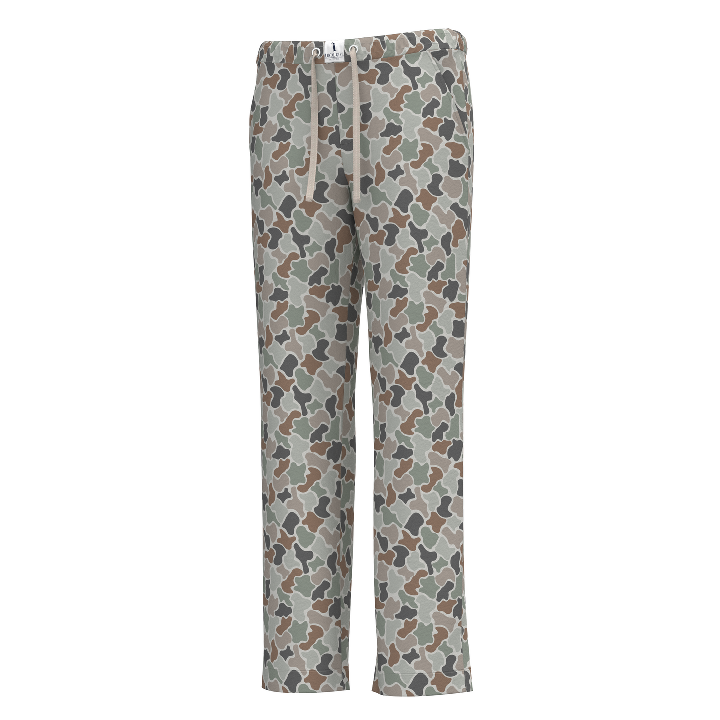 Local Girl Pajama Pants - Forest Camo Flora