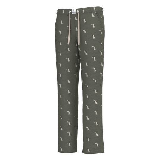 Youth Local Girl Pajama Pants - Olive Dog & Moon