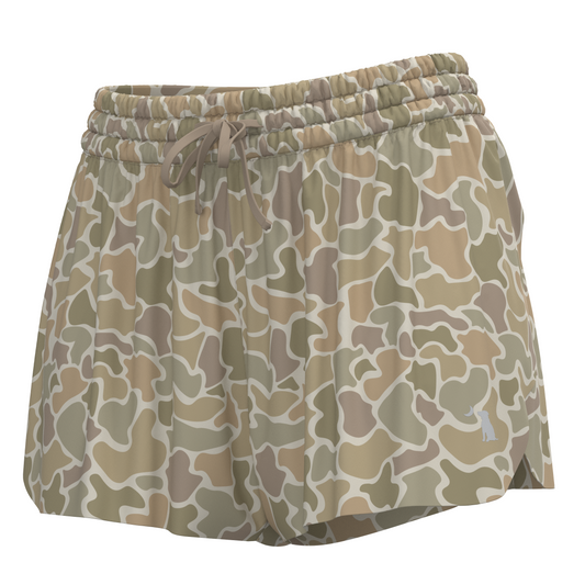 Youth Local Girl Petal Shorts - Forest Camo Desert