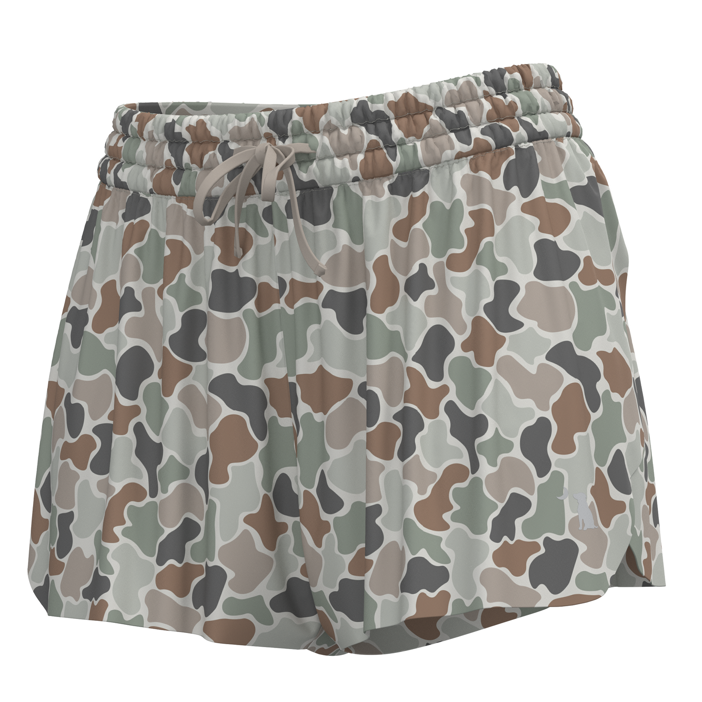 Youth Local Girl Petal Shorts - Forest Camo Flora