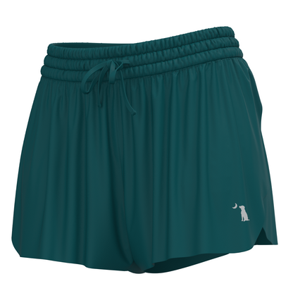 Youth Local Girl Petal Shorts - Teal