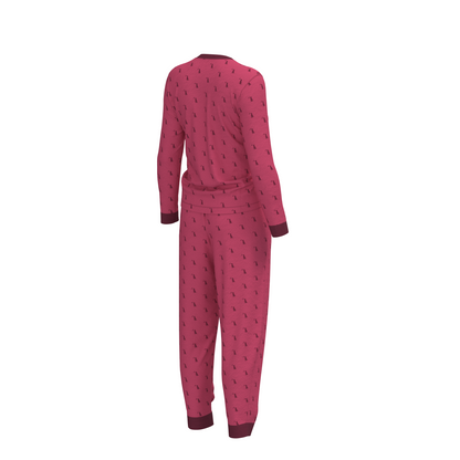 Local Girl Youth Pajama Set - Berry Dog & Moon