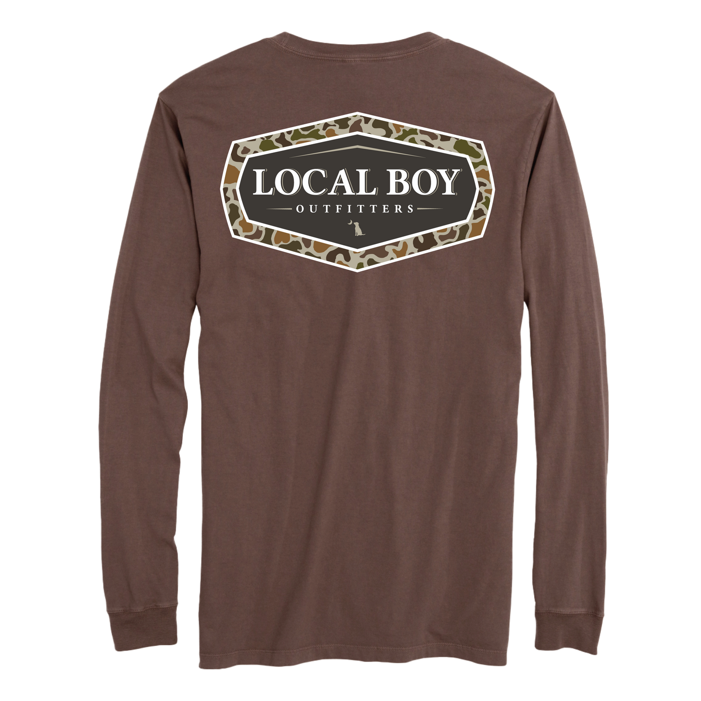 Vintage Emblem Long Sleeve T-Shirt - Espresso