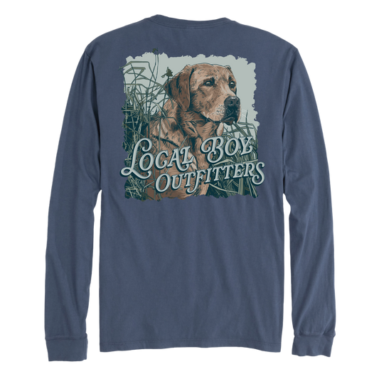 Retriever Watch Long Sleeve T-Shirt - China Blue