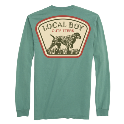 GSP Badge Long Sleeve T-Shirt - Light Green