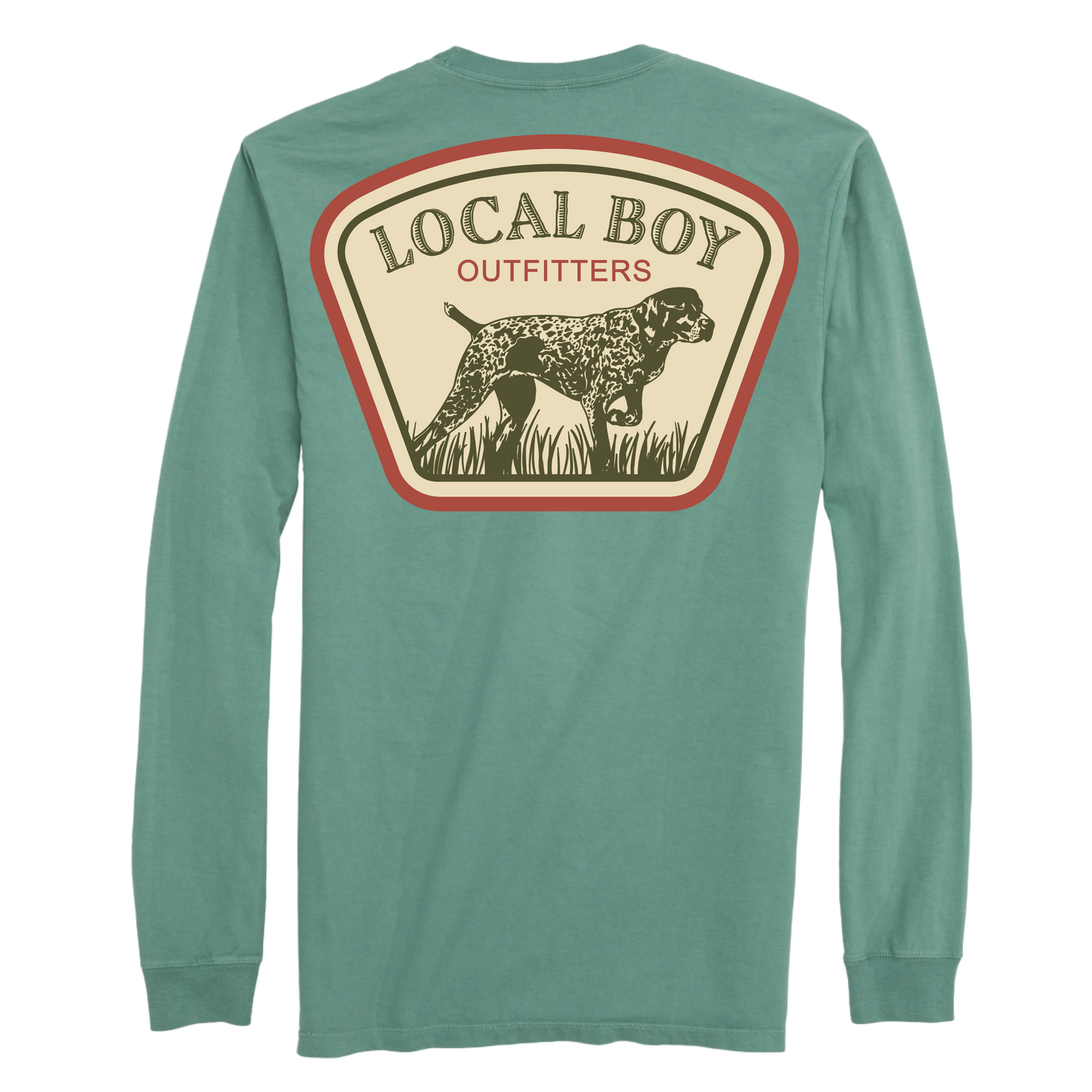 Youth GSP Badge Long Sleeve T-Shirt - Light Green