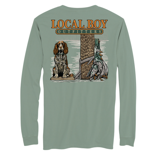 Spaniel Stand Long Sleeve T-Shirt - Bay