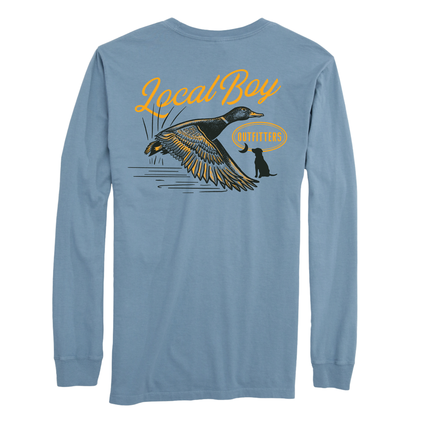 Moonlit Mallard Long Sleeve T-Shirt - Slate