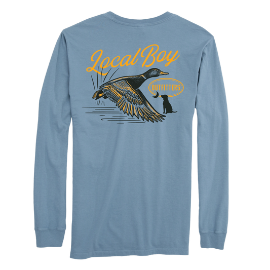 Moonlit Mallard Long Sleeve T-Shirt - Slate