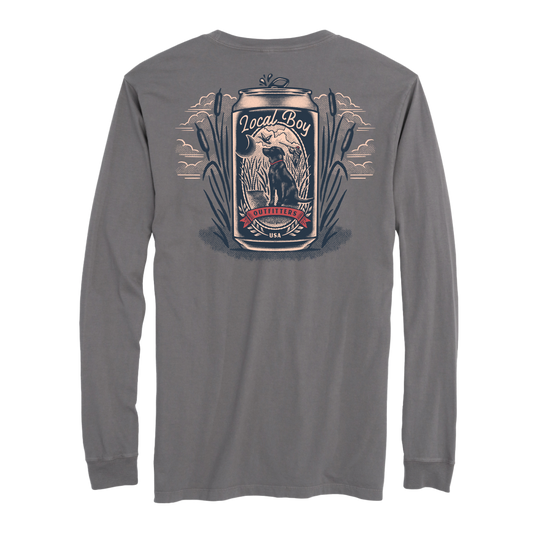 LBO Brew Long Sleeve T-Shirt - Gray
