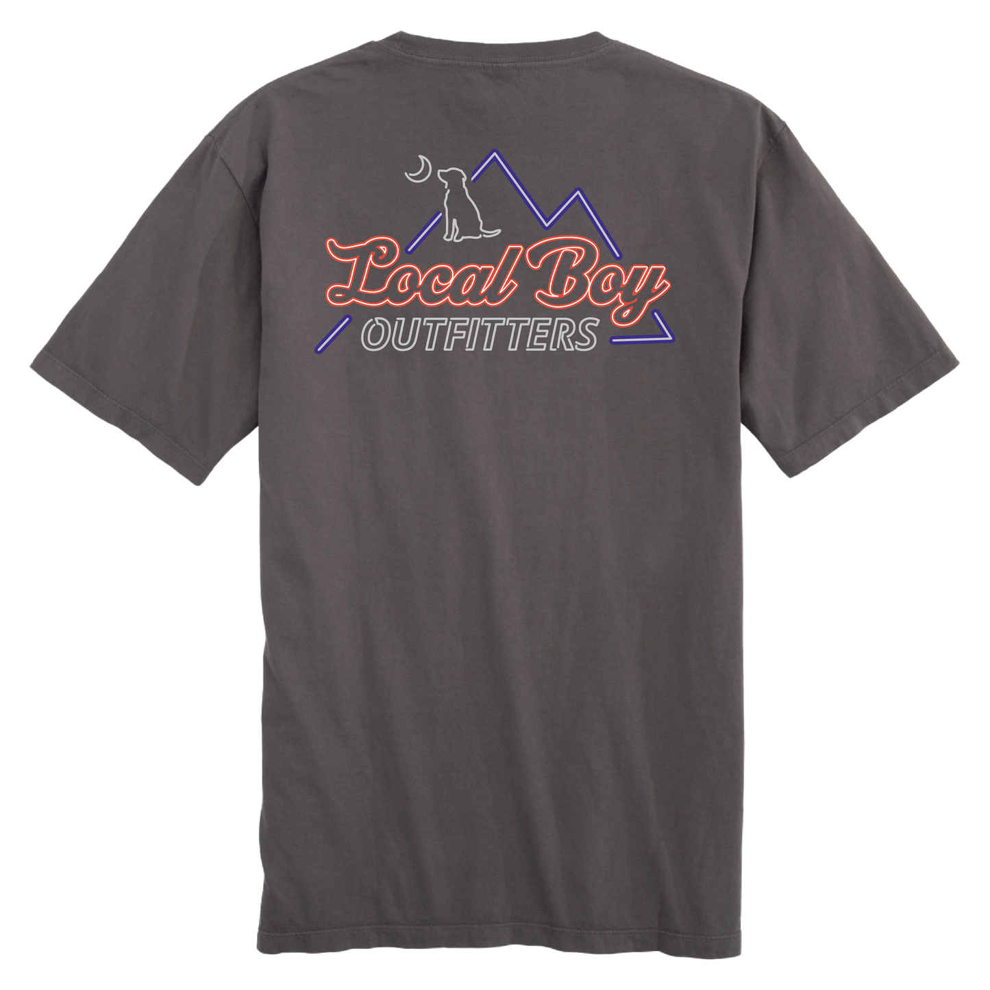 Neon Mountain T-Shirt - Gray