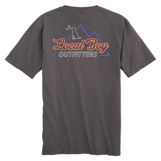 Neon Mountain T-Shirt - Gray