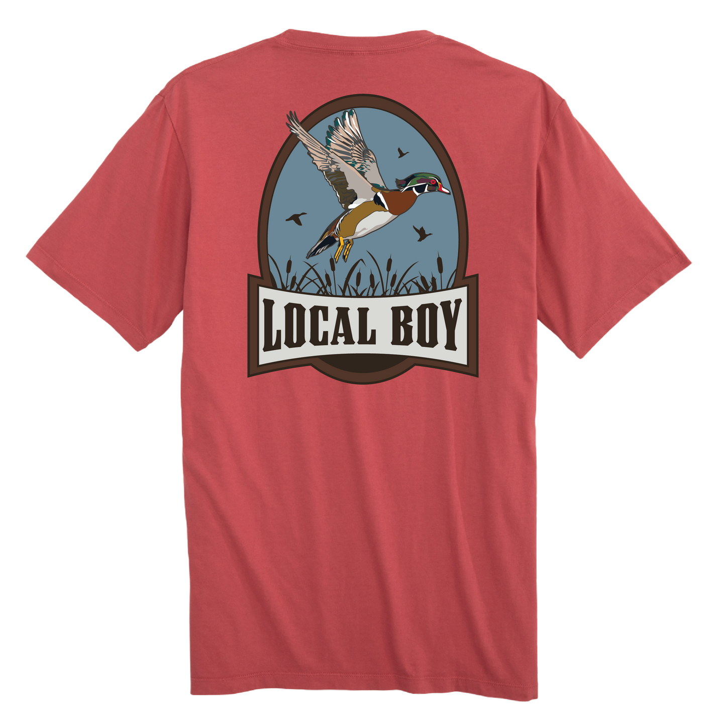 Swamp Duck T-Shirt - Brick