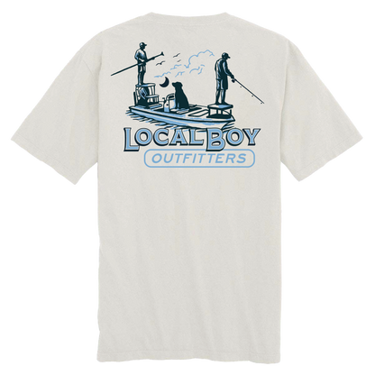 Youth Flat Fishin' T-Shirt - Silver