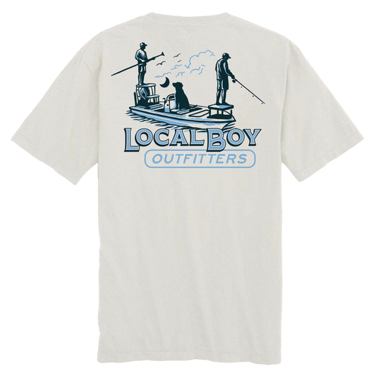 Youth Flat Fishin' T-Shirt - Silver
