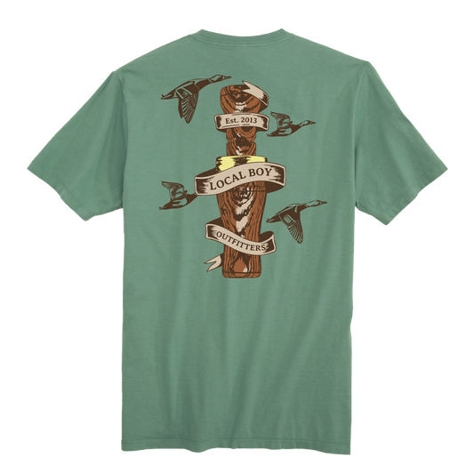 Wooden Call T-Shirt - Light Green