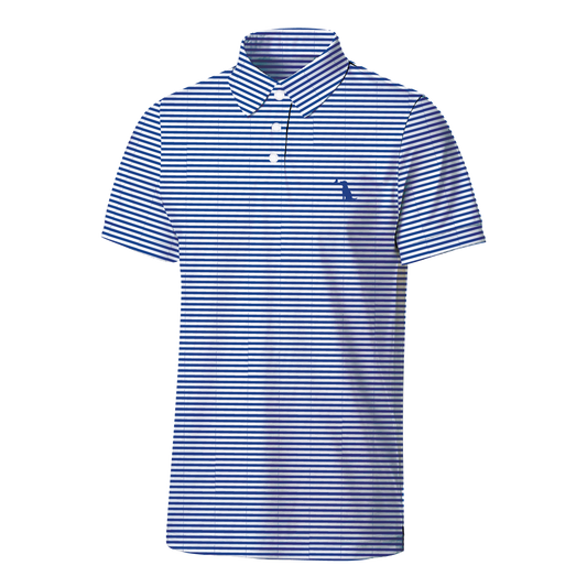 Collegiate Palms Polo - Blue/White