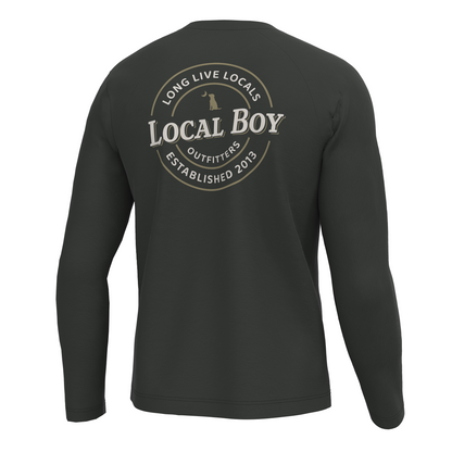 Local Standard Long Sleeve Heather Performance Shirt - Gray
