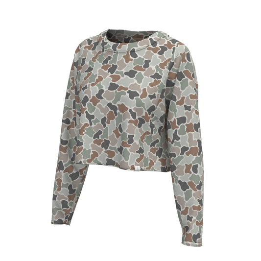 Local Girl Boxy Crop Long Sleeve T-Shirt - FC Flora