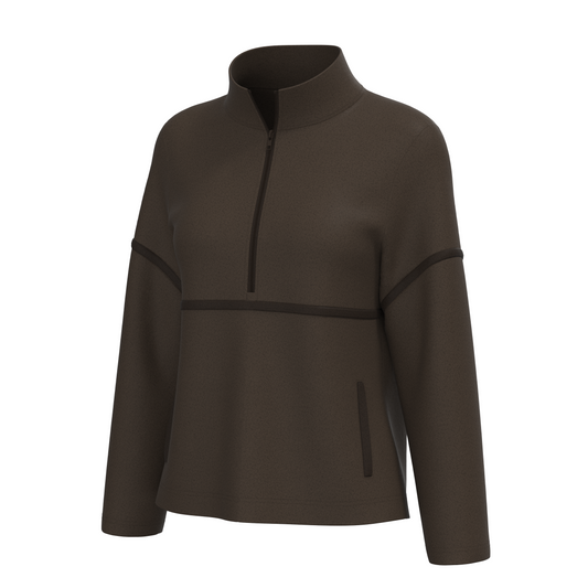 Local Girl Weekender Fleece - Espresso