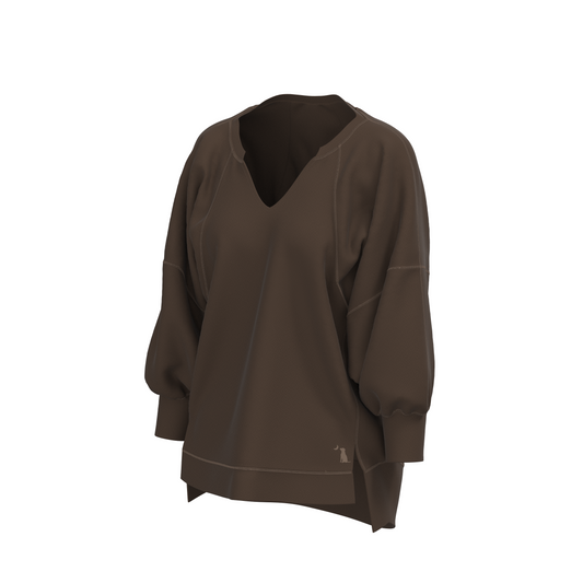 Local Girl Haven Long Sleeve - Espresso