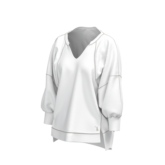 Local Girl Haven Long Sleeve - White
