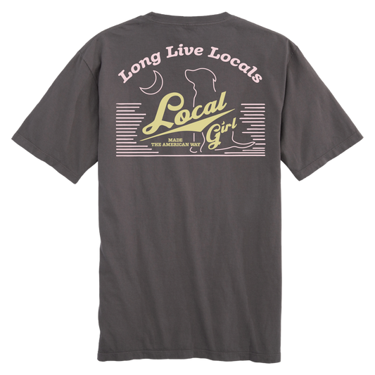 Local Girl Local Lite T-Shirt - Gray