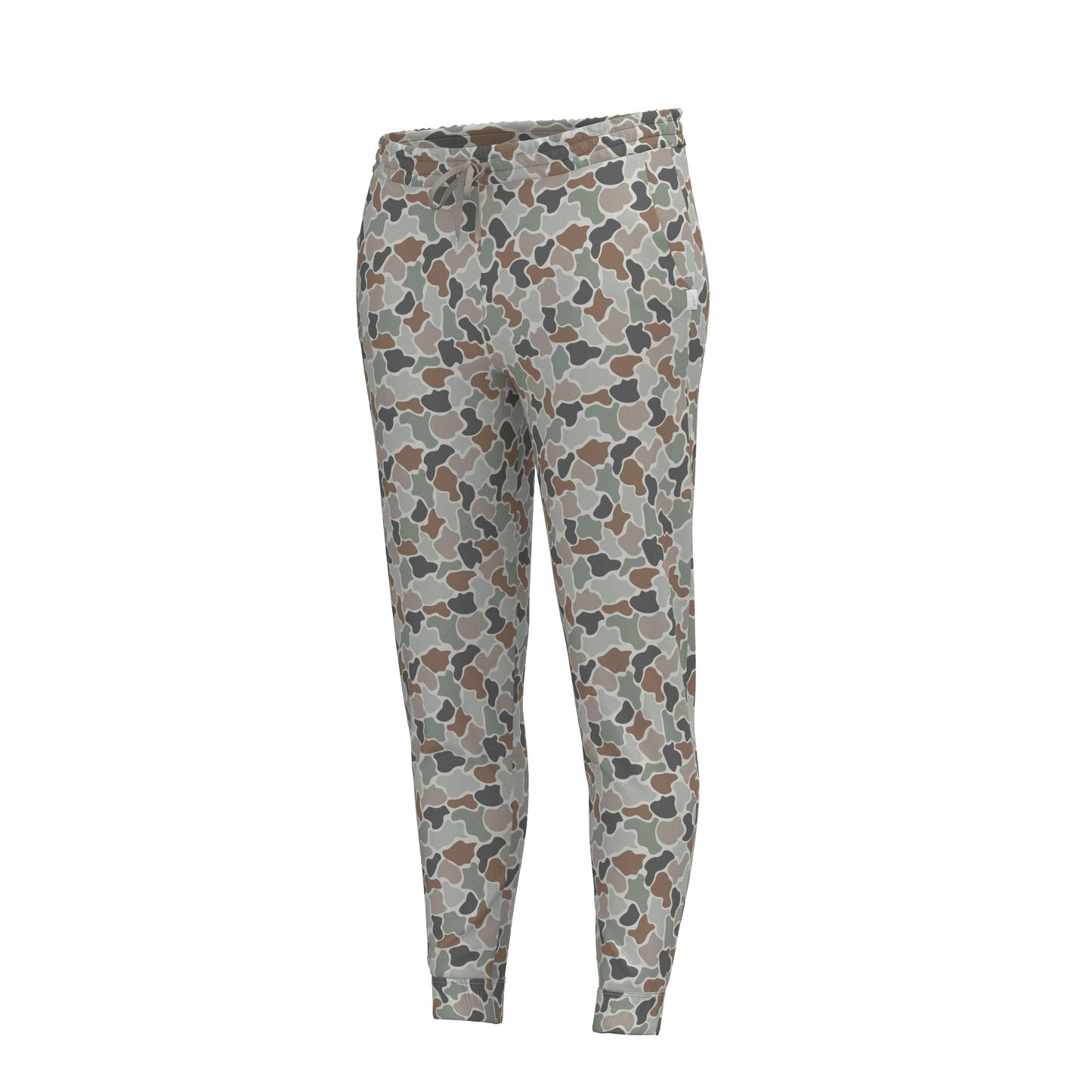 Local Girl Velvet Fleece Jogger - Forest Camo Flora