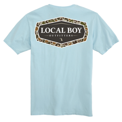 Youth Vintage Emblem T-Shirt - Chambray