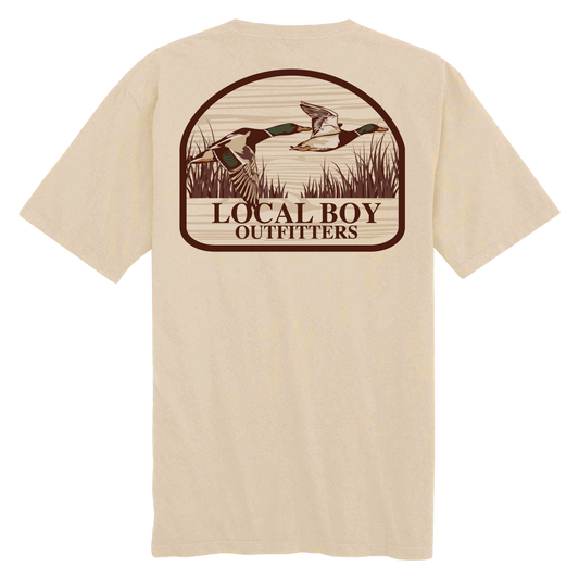 Mallard Marsh Patch T-Shirt - Latte