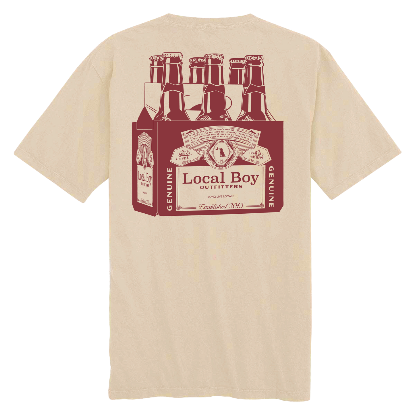 Six Pack T-Shirt - Latte