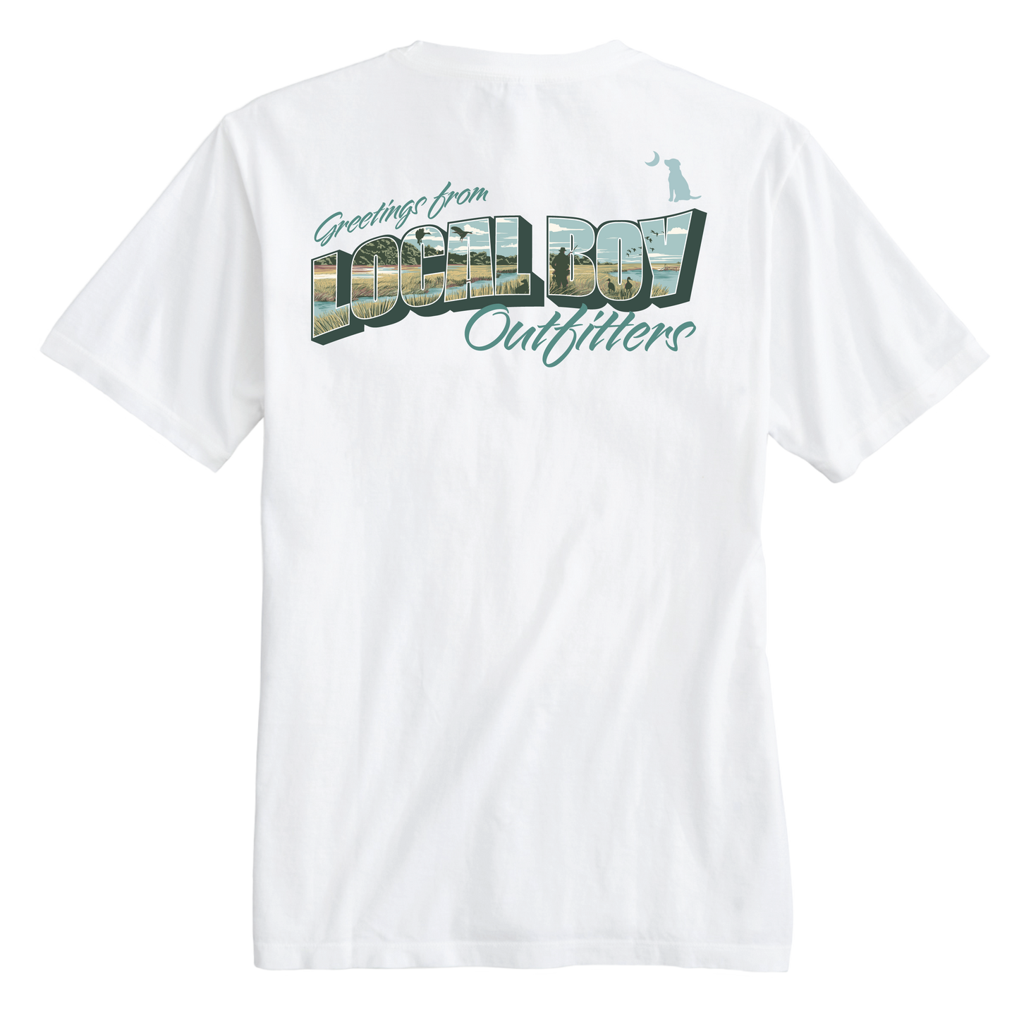 Postcard T-Shirt - White