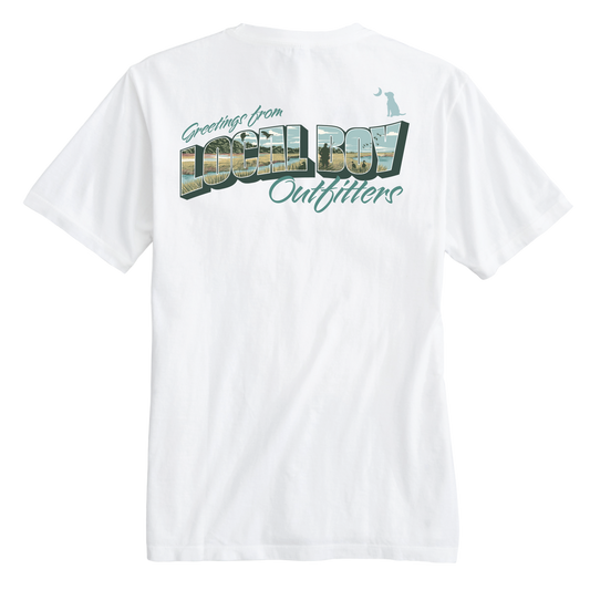 Postcard T-Shirt - White
