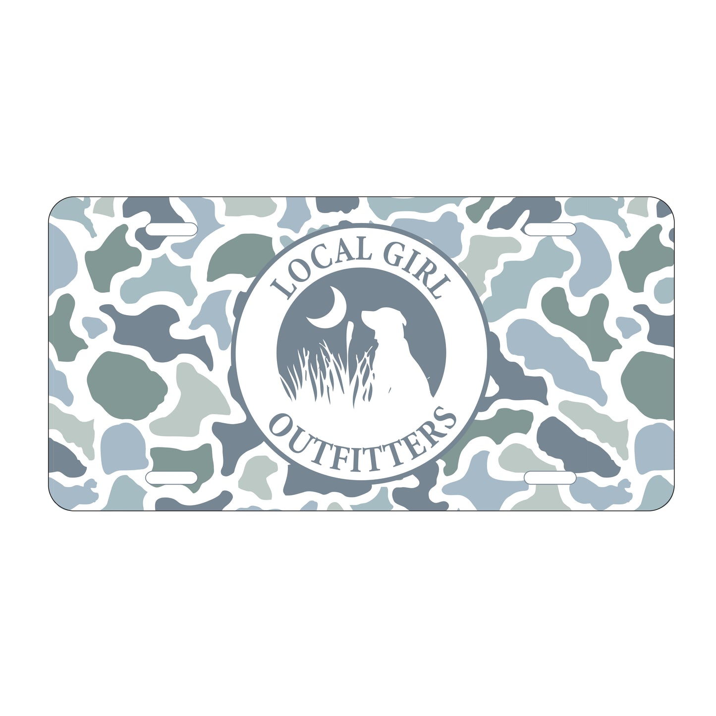 LG License Plate - Localflage Coast