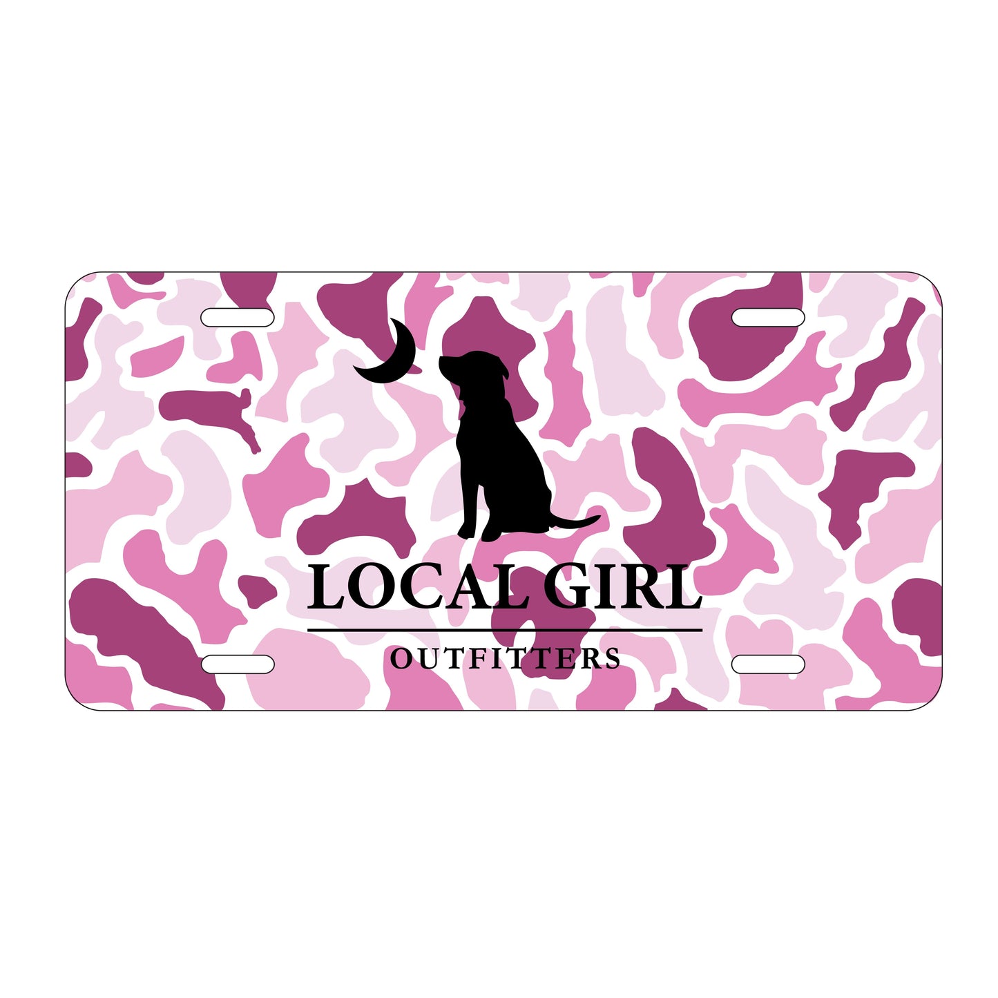 LG License Plate - Pink Localflage