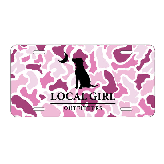 LG License Plate - Pink Localflage