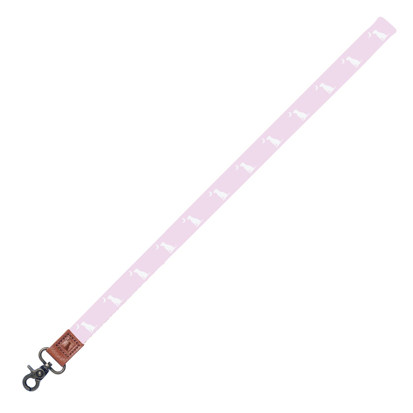 LG Long Lanyard - Pink Dog & Moon