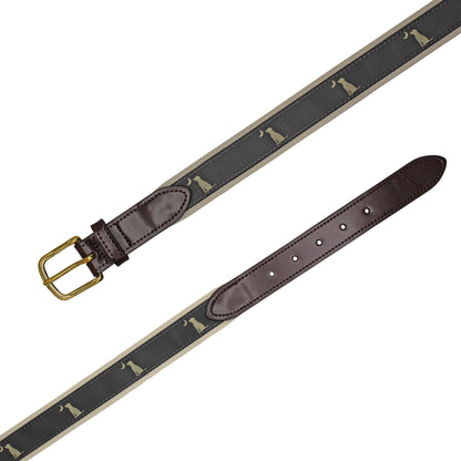 Ribbon Belt - Olive Dog & Moon