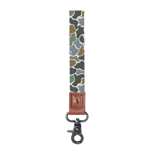 Wrist Lanyard - Forest Camo Bluff
