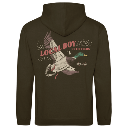 Brushwood Hoodie Mallard Blast - Olive Green