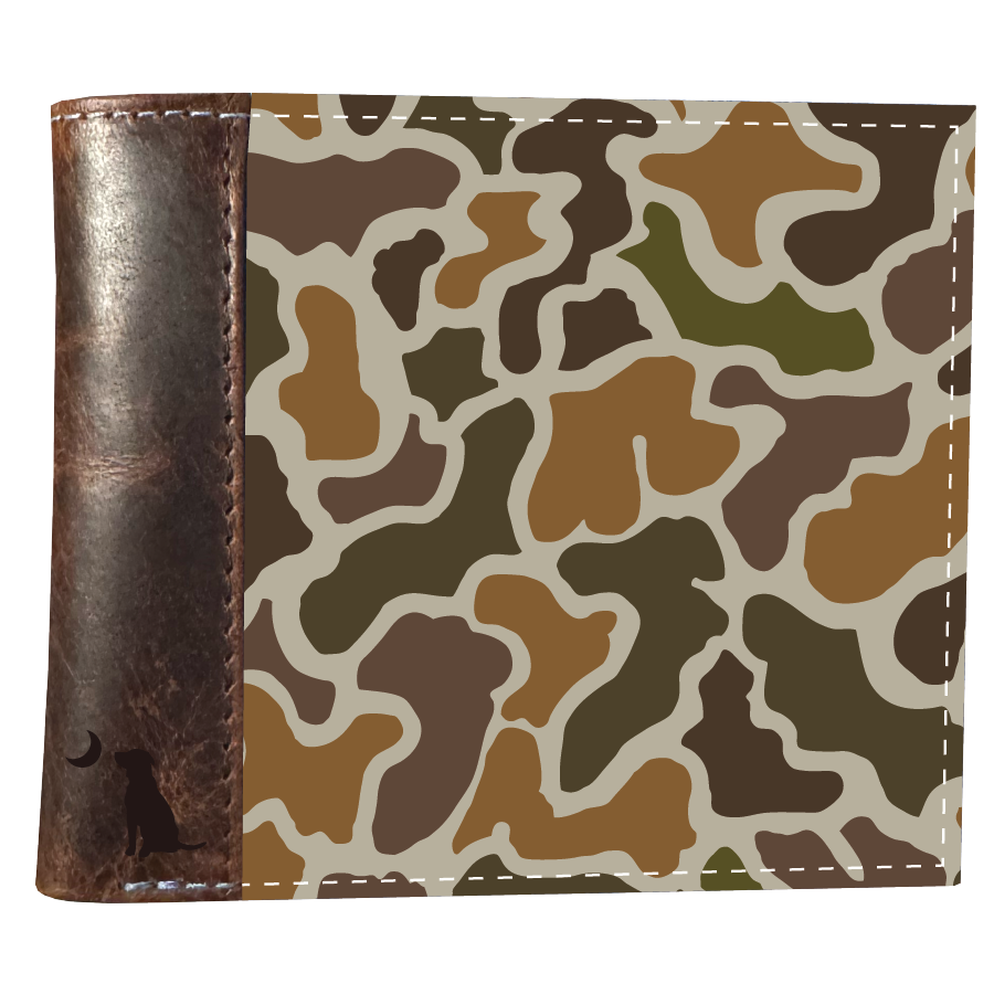 Camo Bi-Fold Wallet - Localflage Vintage