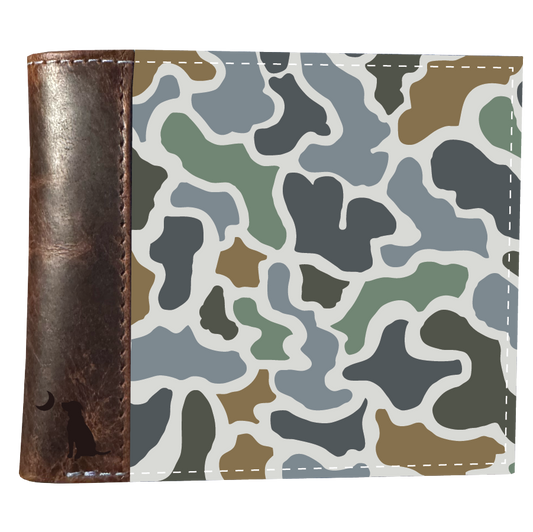 Camo Bi-Fold Wallet - Localflage Bluff